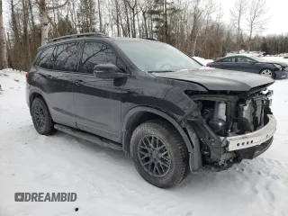 2024 Honda Passport Black Edition with VIN 5FNYF8H86RB500382, listed as a Copart auction lot 41663555 with 6,942 mi miles and Salvage title. Bid and sale history available at DreamBid. Image 4.