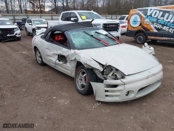 2004 Mitsubishi Eclipse GS with VIN 4A3AE45G64E047445, listed as a IAAI auction lot 41464891 with 207,262 mi miles. Bid and sale history available at carsss.com. Image 1.