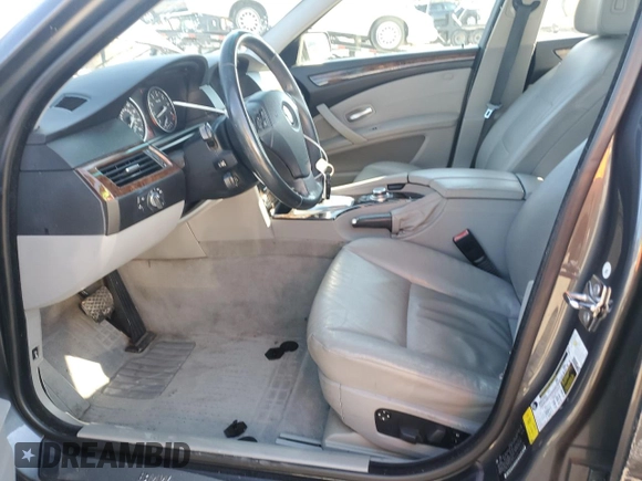 2009 BMW 5 Series 528i with VIN WBANU53529C119238, listed as a Copart auction lot 88943385 with 157,322 mi miles and Salvage Title. Bid and sale history available at carsss.com. Image 7.