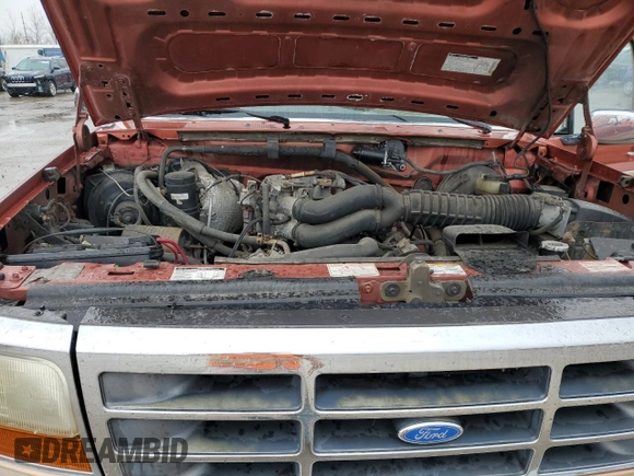1994 Ford F-150 with VIN 1FTEF14N4RLB50916, listed as a Copart auction lot 51851865 with 209,492 mi miles and Salvage Title. Bid and sale history available at carsss.com. Image 11.