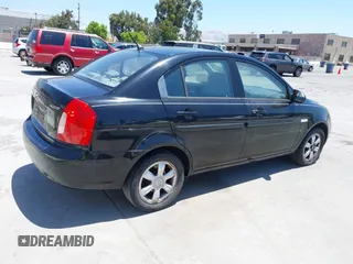2007 Hyundai Accent GLS with VIN KMHCN46C67U091183, listed as a IAAI auction lot 42564425 with 160,190 mi miles and . Bid and sale history available at DreamBid. Image 4.