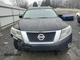 2016 Nissan Pathfinder SV with VIN 5N1AR2MNXGC617017, listed as a Copart auction lot 44770425 with 213,751 mi miles and Salvage Title. Bid and sale history available at carsss.com. Image 5.