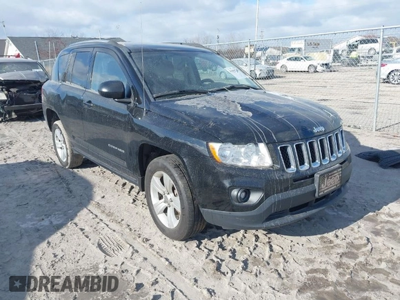2013 Jeep Compass Sport with VIN 1C4NJCBB2DD250650, listed as a IAAI auction lot 41068228 with 148,549 mi miles. Bid and sale history available at carsss.com. Image 1.