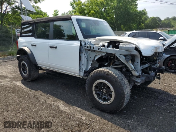 2021 Ford Bronco с VIN 1FMDE5DH7MLA97679, выставлен на аукционе Copart как лот 59857284 с пробегом 33 155 миль миль и Списание • Salvage title. История ставок и продаж доступна на DreamBid. Изображение 4.