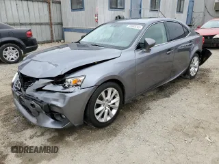 2015 Lexus IS 250 with VIN JTHBF1D28F5074947, listed as a Copart auction lot 59385245 with 120,918 mi miles and Salvage title. Bid and sale history available at DreamBid. Image 1.