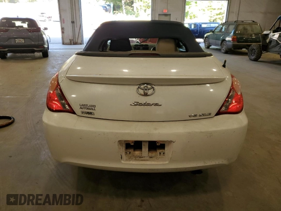 2006 Toyota Solara SE with VIN 4T1FA38PX6U071455, listed as a Copart auction lot 72503214 with 180,045 mi miles and Salvage Title. Bid and sale history available at DreamBid. Image 6.