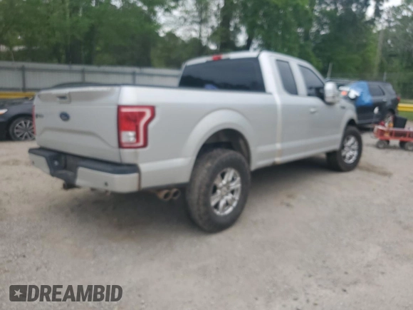 2017 Ford F-150 XL with VIN 1FTEX1CF7HKC87926, listed as a Copart auction lot 51379525 with 184,555 mi miles and Salvage title. Bid and sale history available at DreamBid. Image 3.