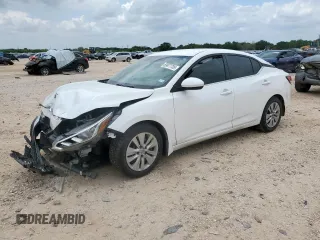 2022 Nissan Sentra S z VIN 3N1AB8BVXNY239593, wystawiony jako Copart lot #59677735 z przebiegiem 48 818 mil mil oraz Szkoda całkowita • Salvage title. Historia ofert i sprzedaży dostępna na DreamBid. Obrazek 1.