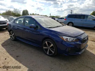 2017 Subaru Impreza Sport with VIN 4S3GKAM62H3620324, listed as a Copart auction lot 76465294 with 23,703 mi miles and Salvage Title. Bid and sale history available at carsss.com. Image 4.