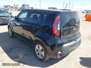 2014 Kia Soul with VIN KNDJN2A29E7073576, listed as a IAAI auction lot 41715382 with 99,156 mi miles. Bid and sale history available at carsss.com. Image 3.