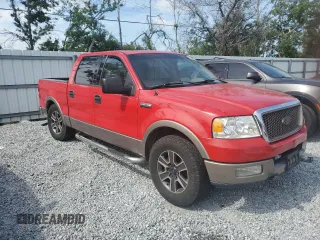 2004 Ford F-150 XLT with VIN 1FTPW12524KB99350, listed as a Copart auction lot 54055955 with 283,887 mi miles and Salvage Title. Bid and sale history available at carsss.com. Image 4.