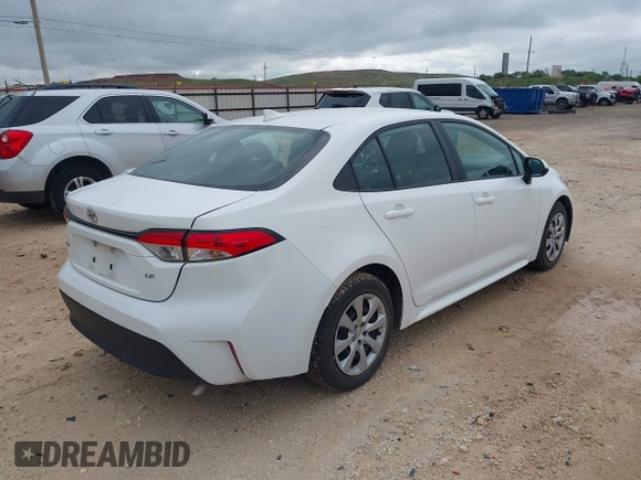 2023 Toyota Corolla LE z VIN 5YFB4MDE5PP013305, wystawiony jako IAAI lot #42344247 z przebiegiem 55 854 mil mil oraz . Historia ofert i sprzedaży dostępna na DreamBid. Obrazek 4.