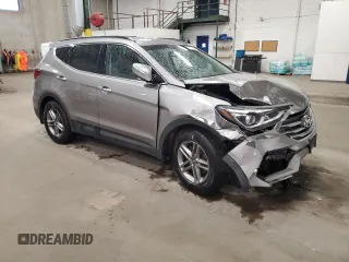 2018 Hyundai Santa Fe 2.4L with VIN 5NMZUDLB5JH096340, listed as a Copart auction lot 61038095 with 114,993 mi miles and Salvage title. Bid and sale history available at DreamBid. Image 4.