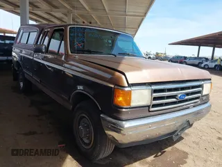 1990 Ford F-250 with VIN 1FTHX25G3LKB31027, listed as a IAAI auction lot 41985838 with 86,502 mi miles and . Bid and sale history available at DreamBid. Image 1.