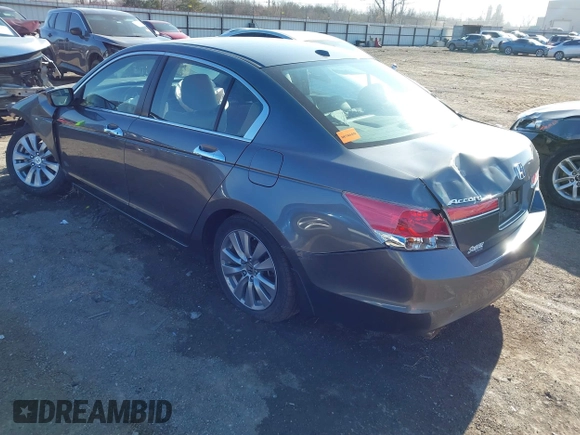 2011 Honda Accord EX-L with VIN 1HGCP3F82BA025522, listed as a IAAI auction lot 41125402 with 119,087 mi miles and . Bid and sale history available at DreamBid. Image 3.