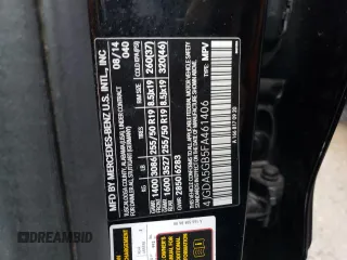 2015 Mercedes-Benz M 400 z VIN 4JGDA5GB5FA461406, wystawiony jako Copart lot #36112123 z przebiegiem Nie podano mil oraz . Historia ofert i sprzedaży dostępna na DreamBid. Obrazek 13.