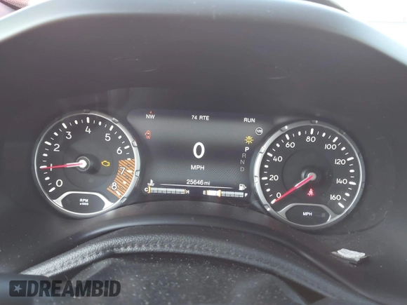 2019 Jeep Renegade Trailhawk with VIN ZACNJBC19KPK09606, listed as a IAAI auction lot 42002002 with 25,646 mi miles and . Bid and sale history available at DreamBid. Image 7.