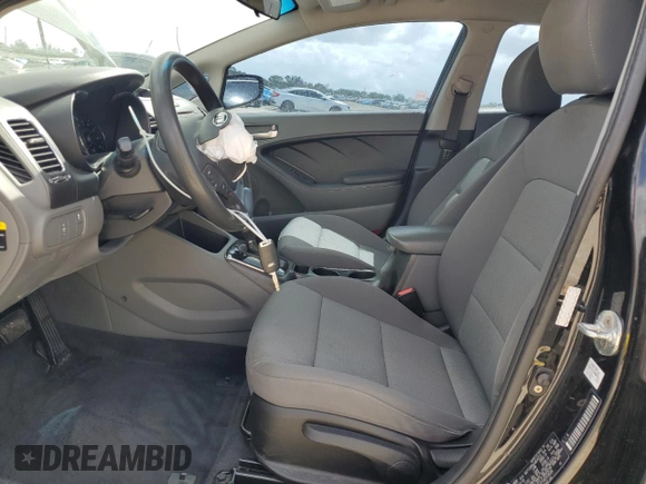 2017 Kia Forte LX with VIN 3KPFK4A71HE018534, listed as a Copart auction lot 52582815 with 112,516 mi miles and Salvage Title. Bid and sale history available at carsss.com. Image 7.