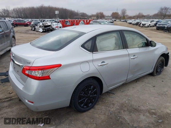 2015 Nissan Sentra SR with VIN 3N1AB7AP4FL648362, listed as a IAAI auction lot 42010300 with 162,834 mi miles and . Bid and sale history available at DreamBid. Image 4.