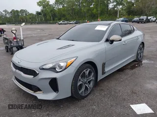 2021 Kia Stinger GT-Line with VIN KNAE15LA6M6091313, listed as a IAAI auction lot 41409011 with 34,356 mi miles. Bid and sale history available at carsss.com. Image 12.