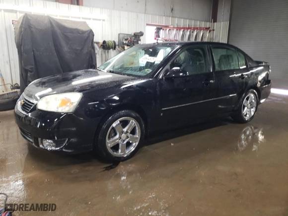 2007 Chevrolet Malibu LTZ with VIN 1G1ZU57N27F170807, listed as a Copart auction lot 46844525 with 119,970 mi miles and Salvage Title. Bid and sale history available at carsss.com. Image 1.
