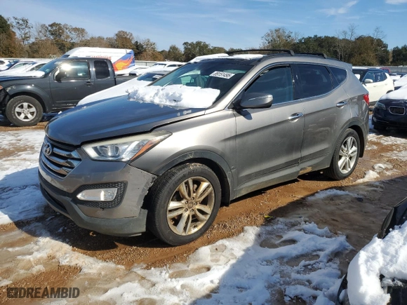 2015 Hyundai Santa Fe Sport with VIN 5XYZW4LAXFG259597, listed as a Copart auction lot 89151495 with 169,039 mi miles and Salvage Title. Bid and sale history available at carsss.com. Image 1.