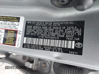 2015 Toyota Camry XLE with VIN 4T1BF1FK1FU947213, listed as a IAAI auction lot 42124396 with 246,344 mi miles and . Bid and sale history available at DreamBid. Image 9.
