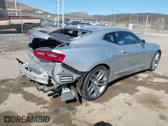2018 Chevrolet Camaro 1LT with VIN 1G1FB1RS3J0149110, listed as a IAAI auction lot 41757802 with 58,795 mi miles and . Bid and sale history available at DreamBid. Image 4.