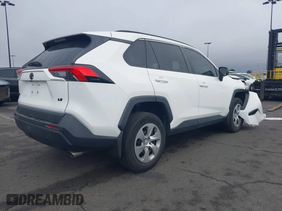 2021 Toyota RAV4 LE with VIN 2T3H1RFV3MW166926, listed as a IAAI auction lot 41283161 with 54,244 mi miles. Bid and sale history available at carsss.com. Image 4.