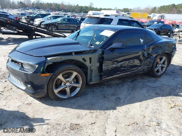 2014 Chevrolet Camaro LT with VIN 2G1FC1E36E9246437, listed as a IAAI auction lot 41112141 with NaN miles. Bid and sale history available at carsss.com. Image 2.