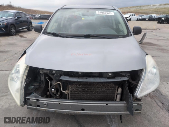 2014 Nissan Versa SV with VIN 3N1CN7AP1EL819809, listed as a Copart auction lot 51960405 with 144,859 mi miles and Salvage Title. Bid and sale history available at DreamBid. Image 5.