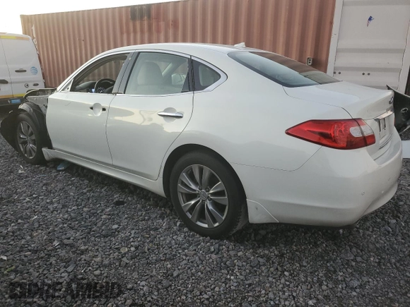 2013 Infiniti M37 with VIN JN1BY1AP8DM513534, listed as a Copart auction lot 81260434 with 222,756 mi miles and Salvage Title. Bid and sale history available at carsss.com. Image 2.