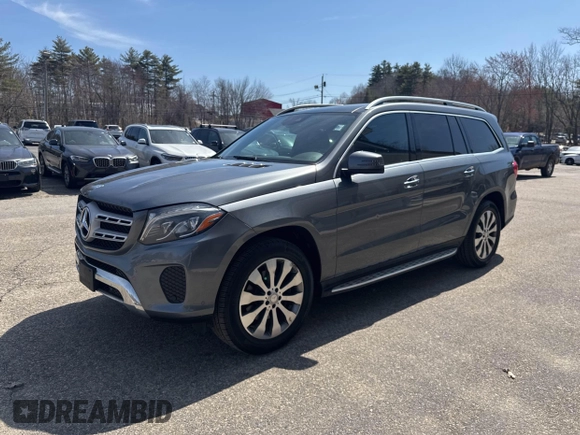 2017 Mercedes-Benz GLS 450 z VIN 4JGDF6EE2HA841889, wystawiony jako IAAI lot #42018420 z przebiegiem 168 629 mil mil oraz . Historia ofert i sprzedaży dostępna na DreamBid. Obrazek 2.