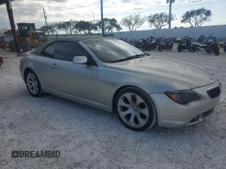 2006 BMW 6 Series 650Ci z VIN WBAEK13406CN72369, wystawiony jako Copart lot #47076175 z przebiegiem 97 684 mil mil oraz Czysty tytuł • Clean title. Historia ofert i sprzedaży dostępna na DreamBid. Obrazek 4.