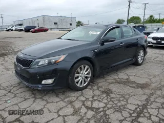 2015 Kia Optima EX z VIN 5XXGN4A75FG517126, wystawiony jako Copart lot #57707455 z przebiegiem 190 931 mil mil oraz Czysty tytuł • Clean title. Historia ofert i sprzedaży dostępna na DreamBid. Obrazek 1.