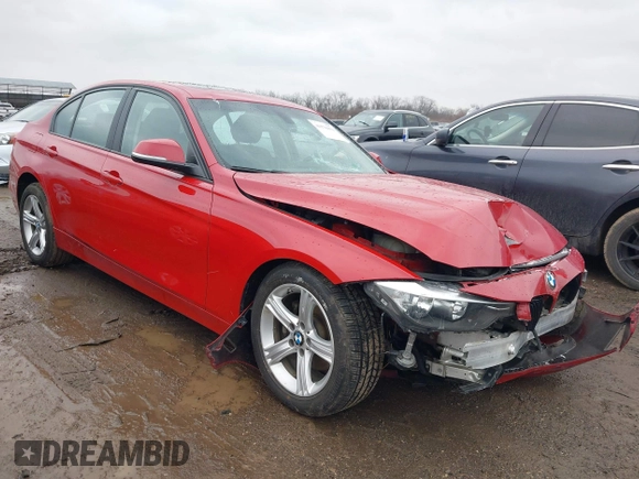 2014 BMW 3 Series 328d xDrive with VIN WBA3D5C51EKX97440, listed as a IAAI auction lot 41576050 with 124,242 mi miles. Bid and sale history available at carsss.com. Image 1.