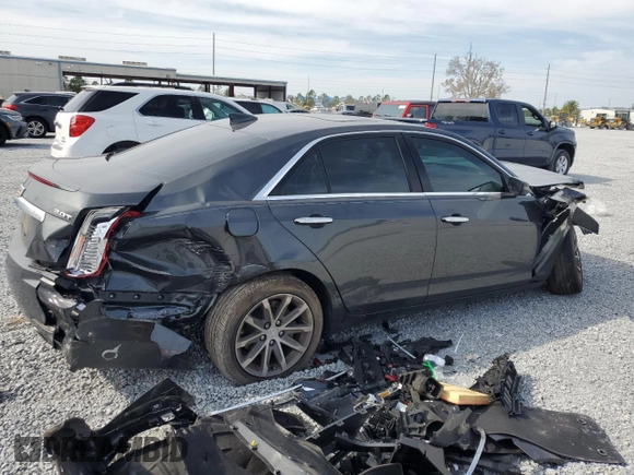 2016 Cadillac CTS Sedan Luxury Collection RWD with VIN 1G6AR5SX8G0177541, listed as a Copart auction lot 42839125 with 23,741 mi miles and Salvage Title. Bid and sale history available at carsss.com. Image 3.