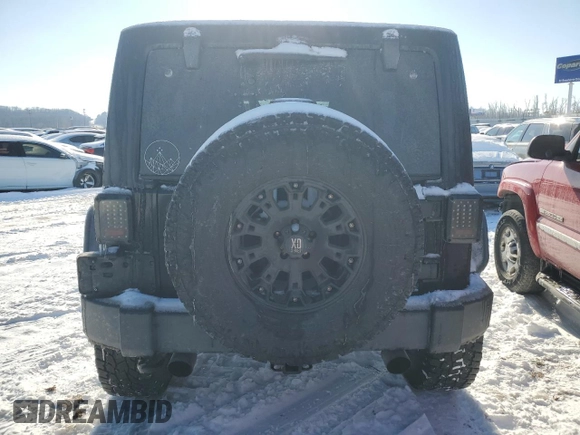 2013 Jeep Wrangler Unlimited Sport with VIN 1C4BJWDG7DL621806, listed as a Copart auction lot 87604805 with 158,885 mi miles and Salvage title. Bid and sale history available at DreamBid. Image 6.