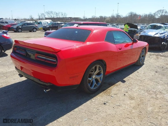 2015 Dodge Challenger R/T with VIN 2C3CDZAT7FH809339, listed as a IAAI auction lot 41771707 with 125,292 mi miles. Bid and sale history available at carsss.com. Image 4.