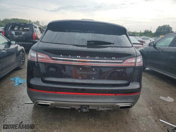 2019 Lincoln Nautilus Reserve with VIN 2LMPJ6LP0KBL21979, listed as a Copart auction lot 66801724 with 94,603 mi miles and Salvage Title. Bid and sale history available at carsss.com. Image 6.
