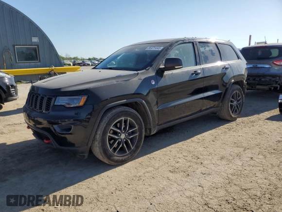 2017 Jeep Grand Cherokee Trailhawk with VIN 1C4RJFLG3HC881805, listed as a Copart auction lot 56471445 with 122,843 mi miles and Salvage title. Bid and sale history available at DreamBid. Image 1.