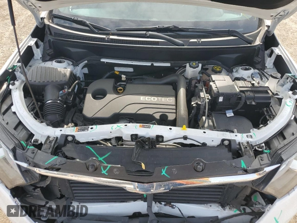 2021 Chevrolet Equinox Premier с VIN 3GNAXNEV1MS109834, выставлен на аукционе Copart как лот 54452205 с пробегом 37 438 миль миль и Списание • Salvage title. История ставок и продаж доступна на DreamBid. Изображение 11.