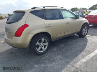 2004 Nissan Murano SL with VIN JN8AZ08T44W206681, listed as a IAAI auction lot 41600056 with 92,717 mi miles. Bid and sale history available at carsss.com. Image 4.