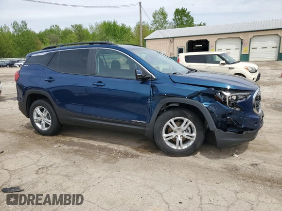 2021 GMC Terrain SLE z VIN 3GKALMEV7ML382158, wystawiony jako Copart lot #55487985 z przebiegiem 55 009 mil mil oraz Szkoda całkowita • Salvage title. Historia ofert i sprzedaży dostępna na DreamBid. Obrazek 4.