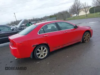 2005 Acura TSX with VIN JH4CL96895C027644, listed as a IAAI auction lot 41956239 with 242,212 mi miles. Bid and sale history available at carsss.com. Image 4.