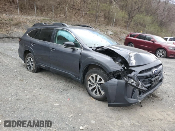 2023 Subaru Outback Premium with VIN 4S4BTAFC0P3210836, listed as a Copart auction lot 53441075 with 27,427 mi miles and Salvage title. Bid and sale history available at DreamBid. Image 4.