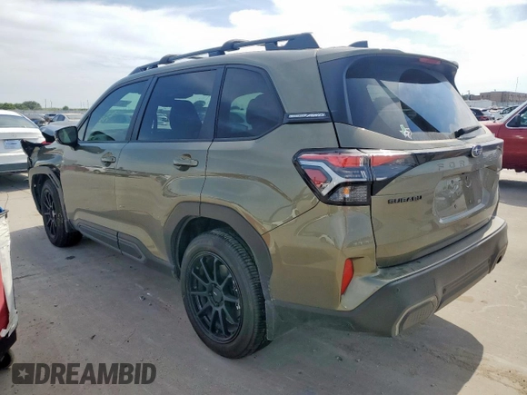 2025 Subaru Forester Limited z VIN JF2SLDRC9SH426179, wystawiony jako Copart lot #56785935 z przebiegiem 7 331 mil mil oraz Szkoda całkowita • Salvage title. Historia ofert i sprzedaży dostępna na DreamBid. Obrazek 2.