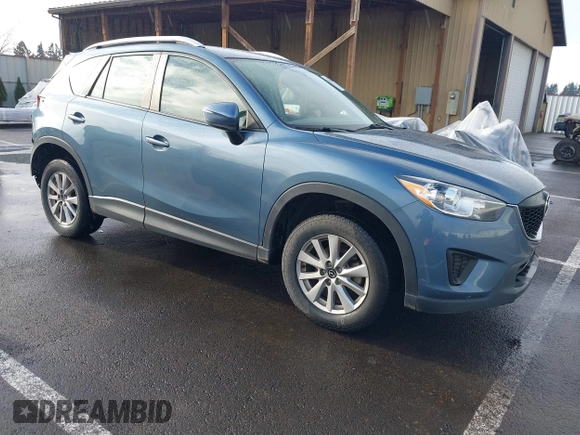 2015 Mazda CX-5 Sport with VIN JM3KE4BY0F0507727, listed as a IAAI auction lot 41249151 with 95,343 mi miles. Bid and sale history available at carsss.com. Image 1.