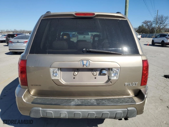 2003 Honda Pilot EX with VIN 2HKYF18753H583293, listed as a Copart auction lot 47276235 with 247,434 mi miles and Salvage Title. Bid and sale history available at carsss.com. Image 6.