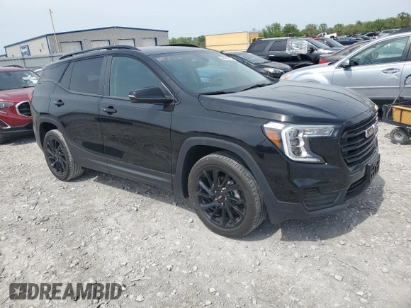 2024 GMC Terrain SLE z VIN 3GKALTEG7RL274173, wystawiony jako Copart lot #54383315 z przebiegiem 18 505 mil mil oraz Szkoda całkowita • Salvage title. Historia ofert i sprzedaży dostępna na DreamBid. Obrazek 4.